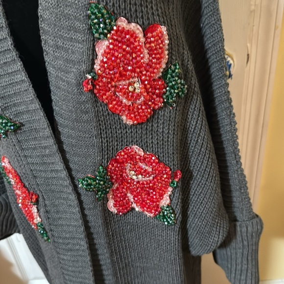 BRAND NEW WOMENS DESIGNED CARDIGAN ONE SIZE FOR SALE - Picture 11 of 17